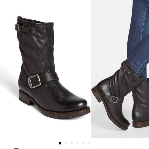 Frye Shoes - Black Veronica Frye Boots 8
